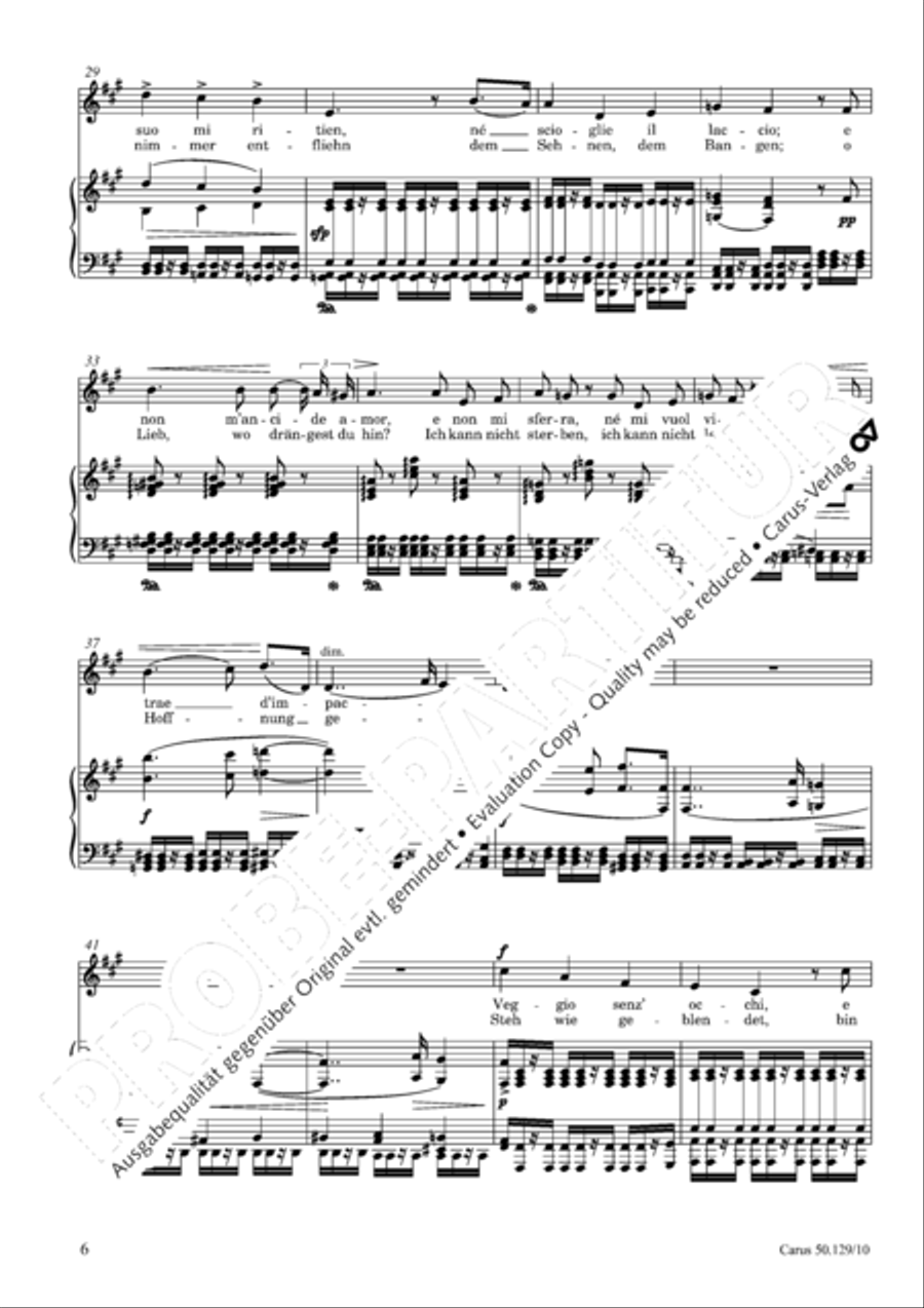 Gesange op. 129 (tiefe Stimme) Score scores gallery preview page 7
