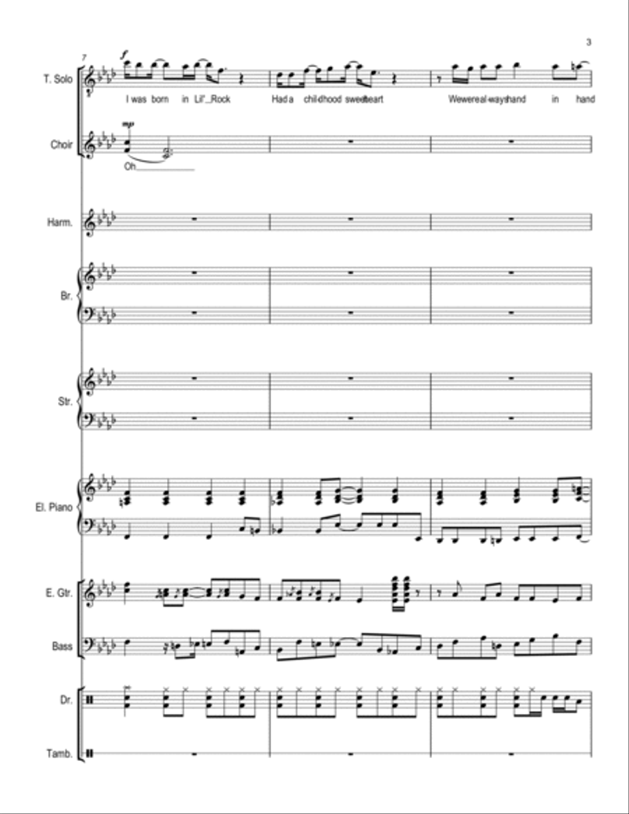 I Was Made To Love Her Choir scores gallery preview page 3