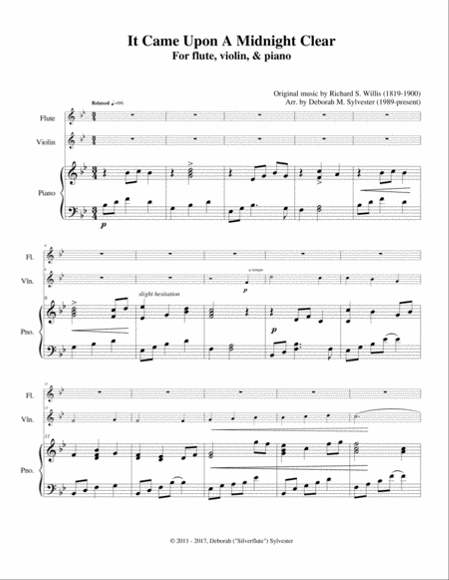 It Came Upon A Midnight Clear Flute scores gallery preview page 2