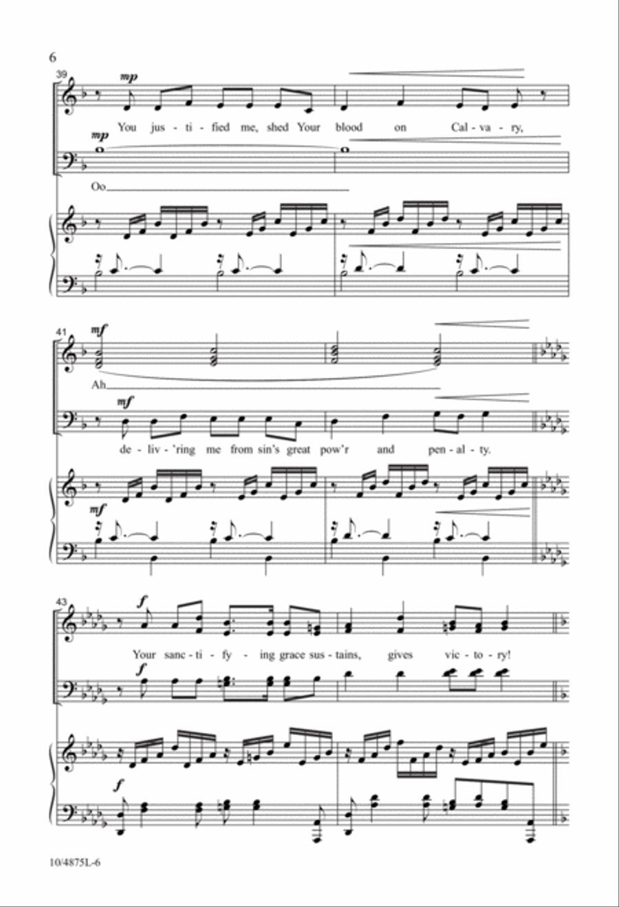 There Is None Like You! 4-Part scores gallery preview page 6