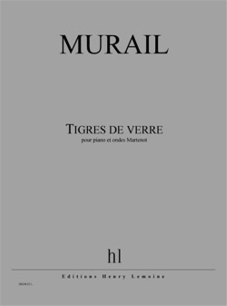 Tigres De Verre Piano scores gallery preview page 1