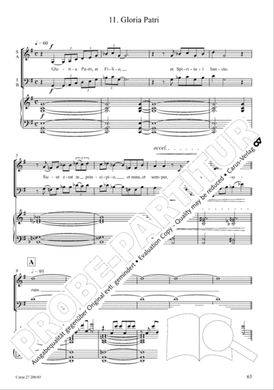 Magnificat 4-Part scores gallery preview page 64