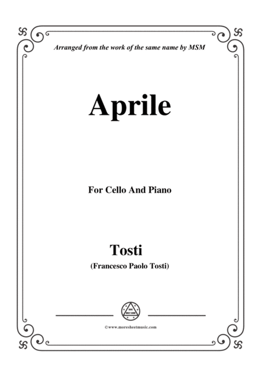 Tosti-Aprile, for Cello and Piano image number null
