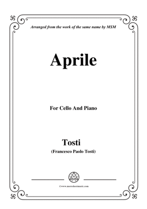 Tosti-Aprile, for Cello and Piano