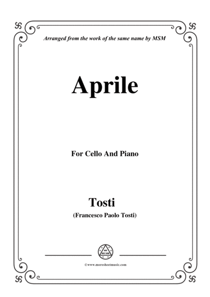 Tosti-Aprile, for Cello and Piano image number null