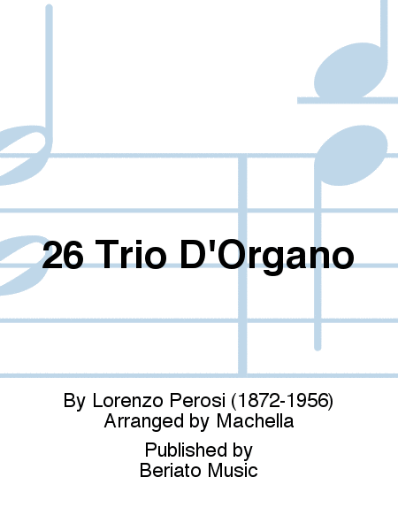 26 Trio D'Organo