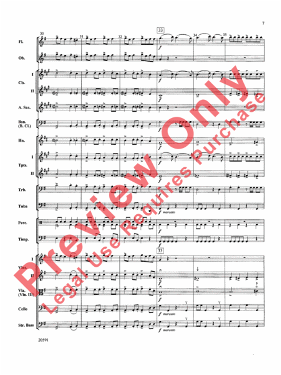 New World Symphony (Fourth Movement) Full Orchestra scores gallery preview page 8
