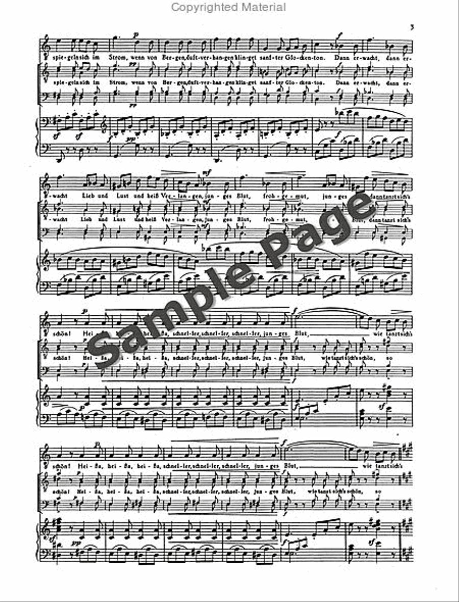 Rossini G La Danza Men's Choir scores gallery preview page 4