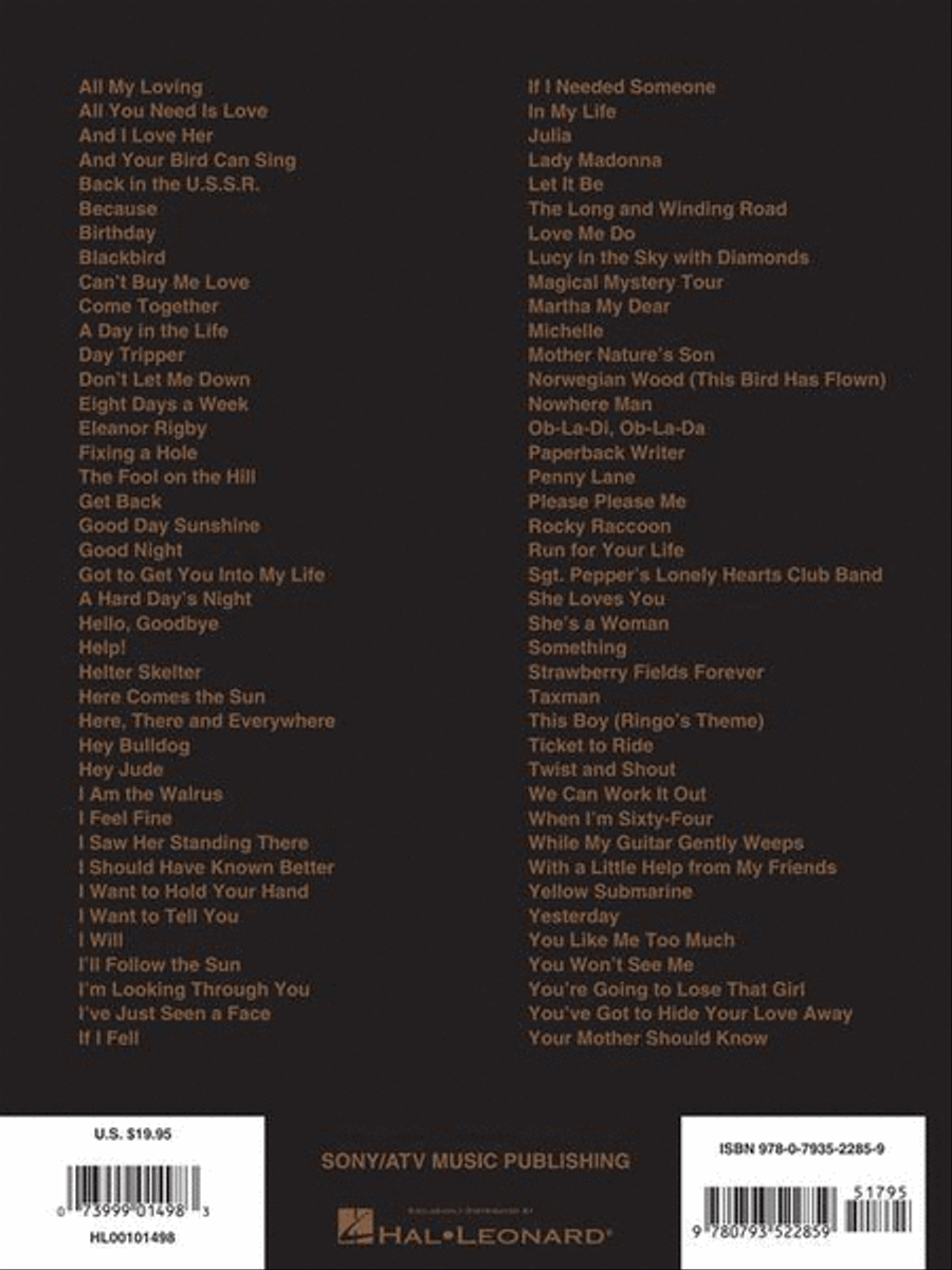 Best of the Beatles – 2nd Edition Voice scores gallery preview page 10