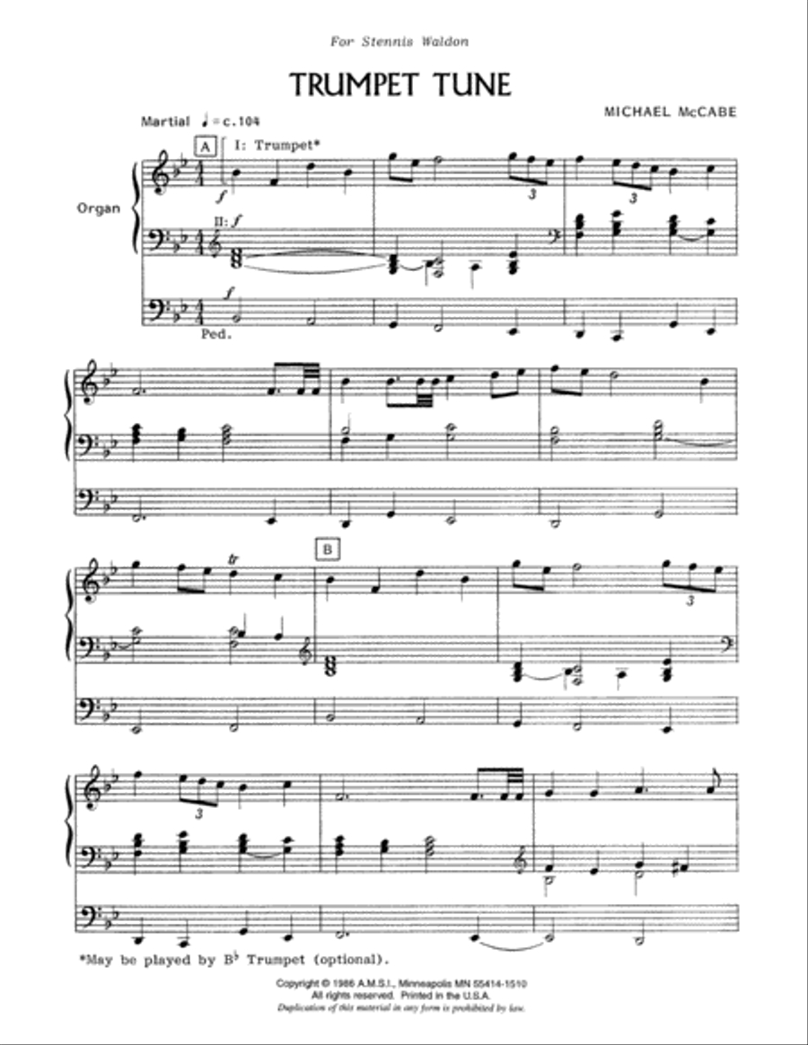 Trumpet Tune