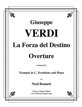 Book cover for La Forza del Destino Overture for Trumpet, Trombone and Piano