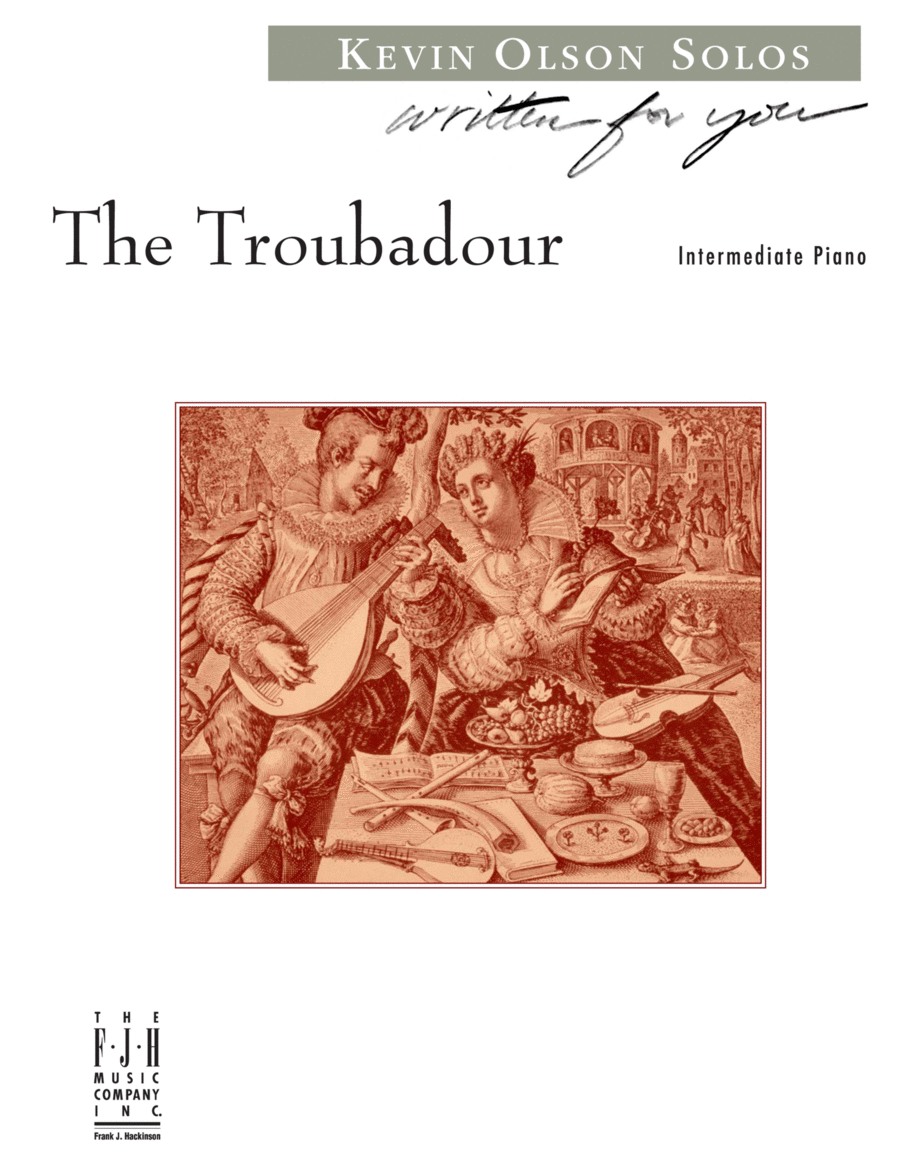 The Troubadour Piano Solo scores gallery preview page 1