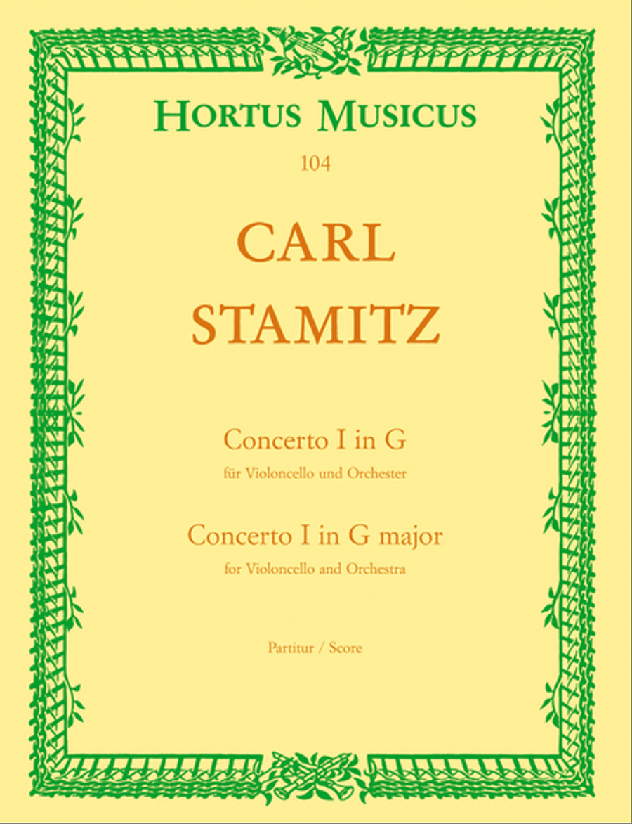Violoncello-Konzert Nr.1 fur den Konig von Preussen G major Orchestra scores gallery preview page 1