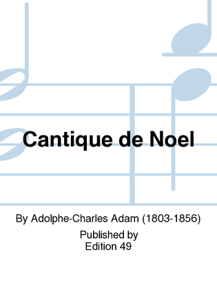 Book cover for Cantique de Noel