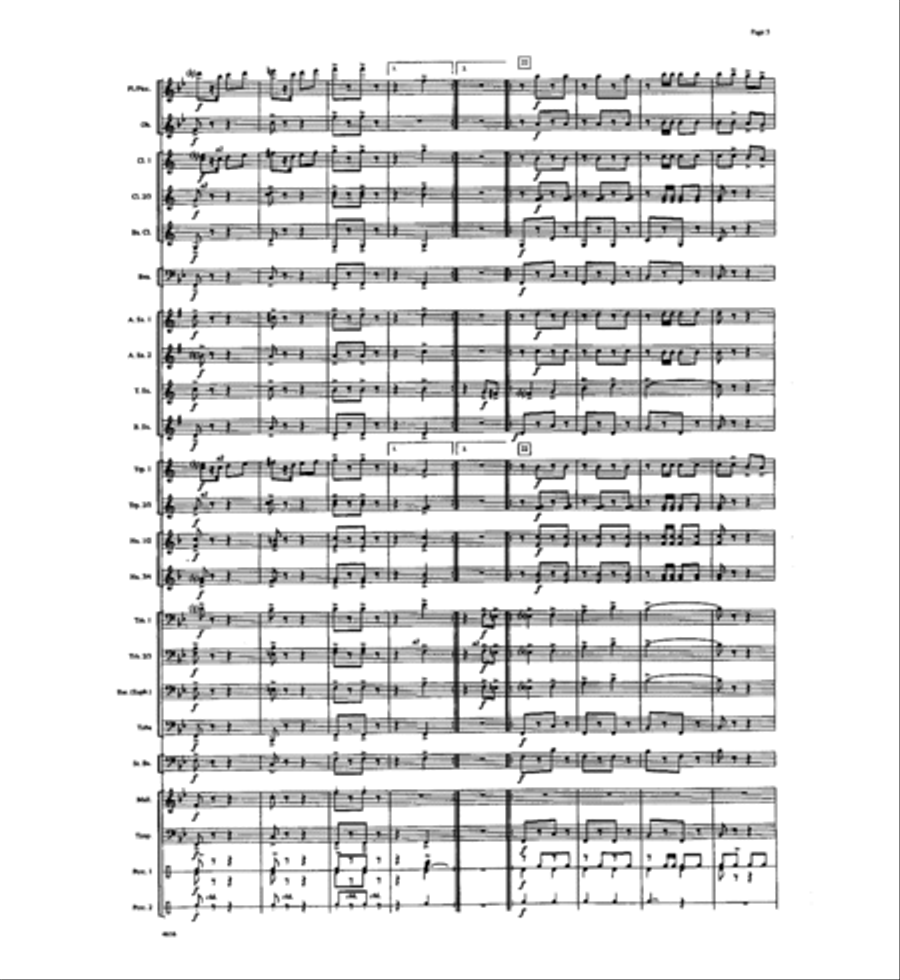 Children of the Shrine Concert Band scores gallery preview page 4