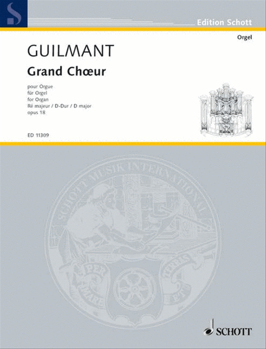 Grand Choeur in D Organ scores gallery preview page 1