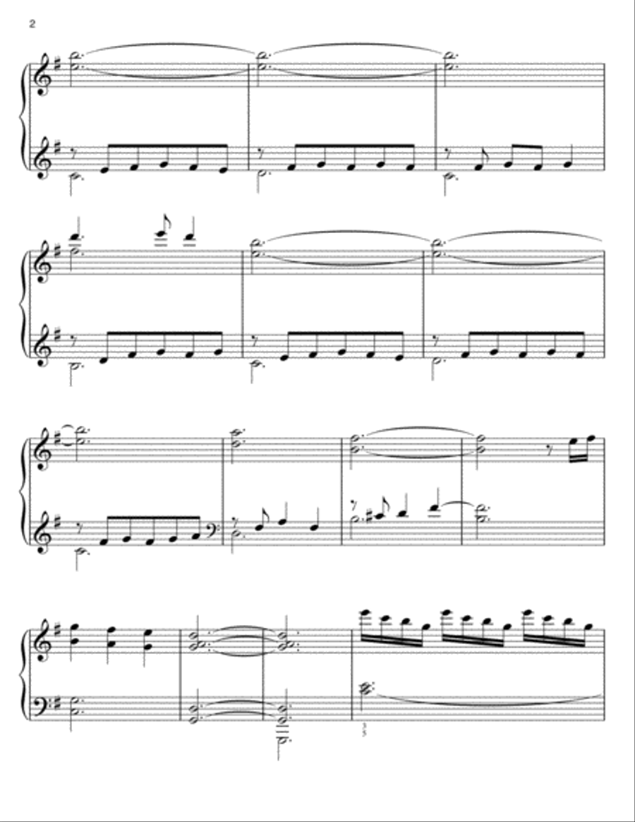 Silent Night Silent Night Easy Piano scores gallery preview page 2