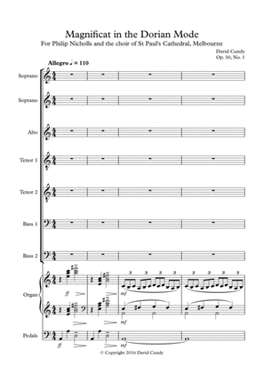 Magnificat in Dorian Mode, Op. 30, No. 1