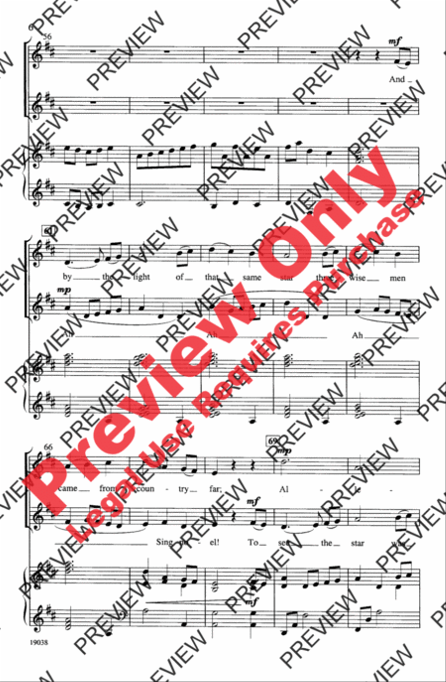Minuet Noel 2-Part scores gallery preview page 6