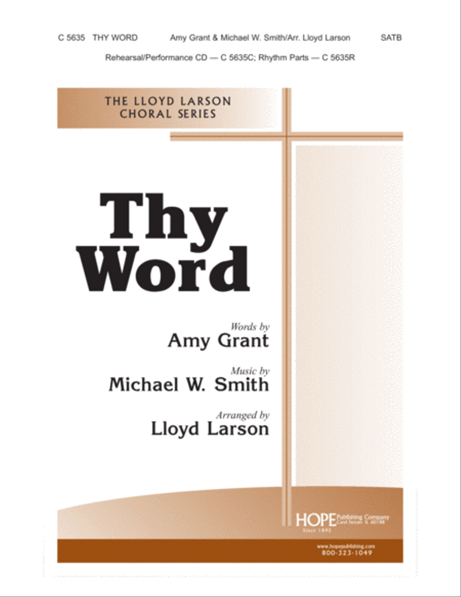 Thy Word Choir scores gallery preview page 1