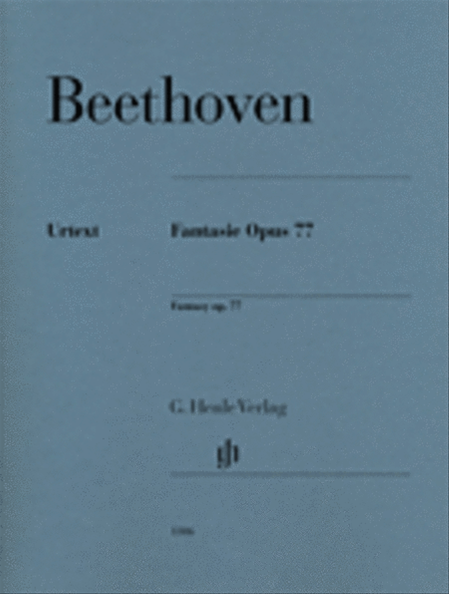 Fantasy Op. 77 Fantasy Op. 77 Piano Solo scores gallery preview page 1