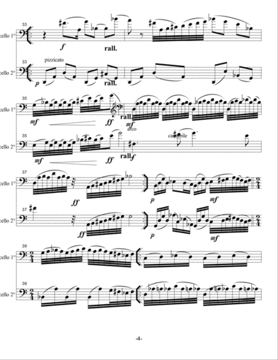 CELLOS N°7 CELLOS N°7 Cello Solo scores gallery preview page 4