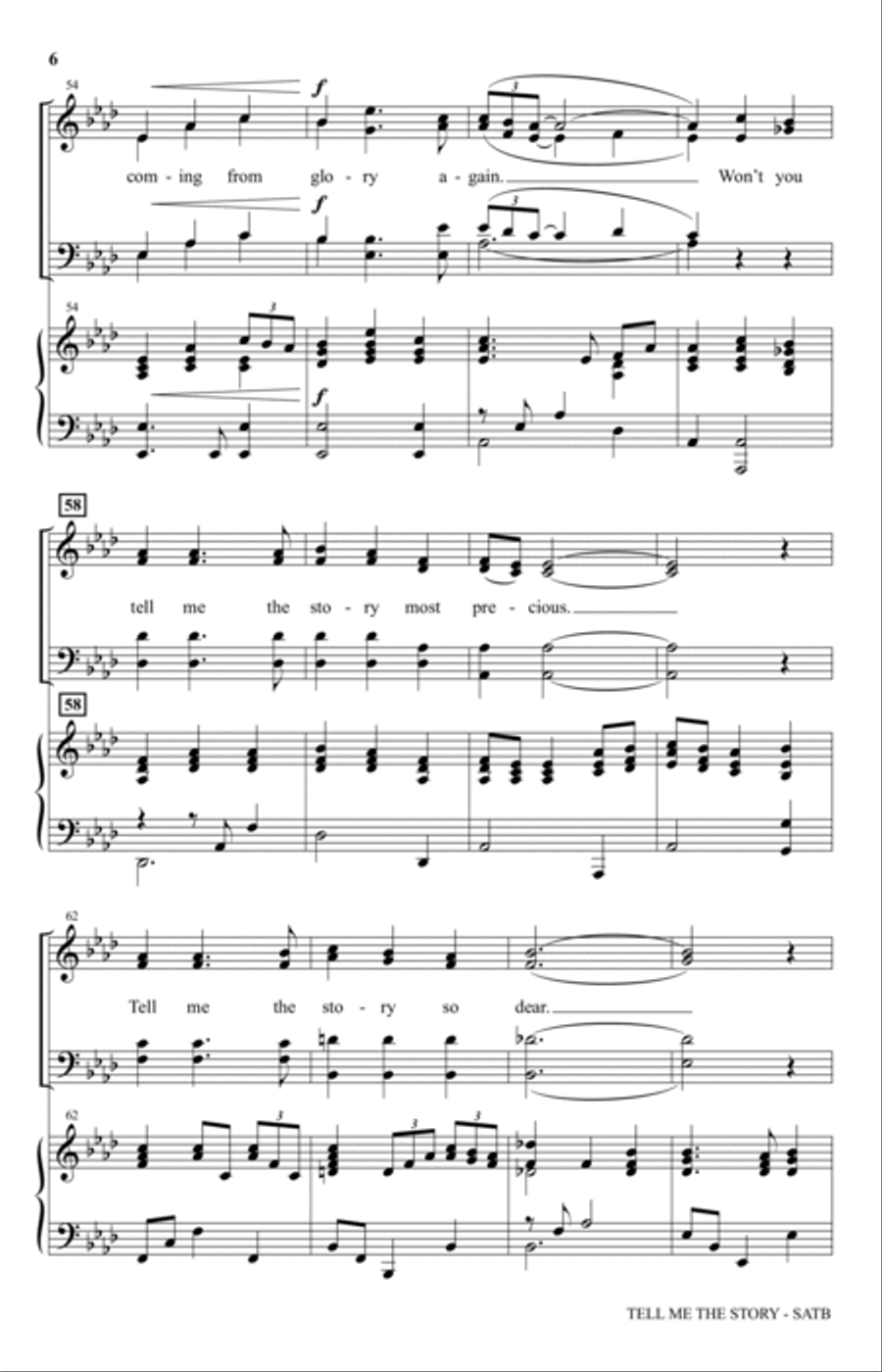 Tell Me The Story 4-Part scores gallery preview page 5