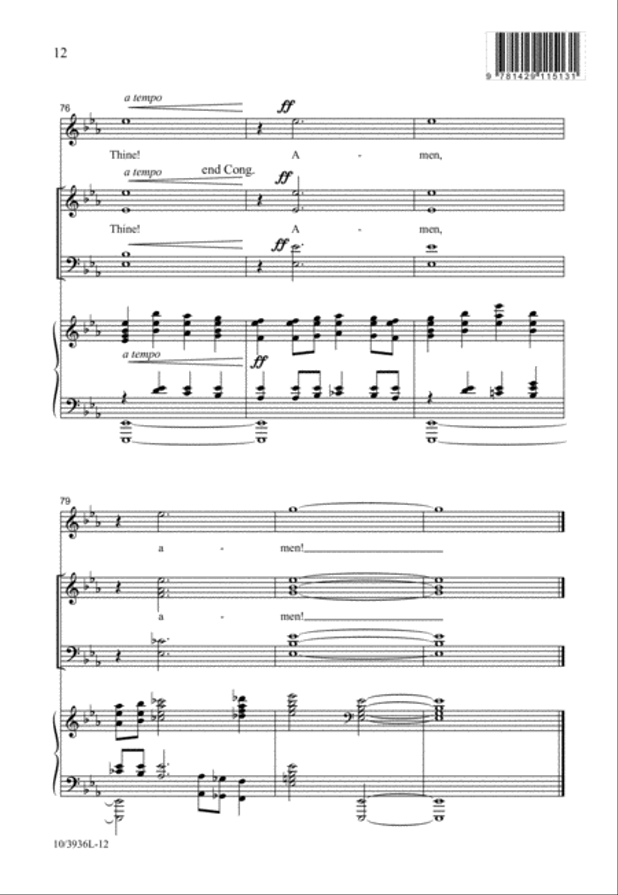 Fairest Lord Jesus 4-Part scores gallery preview page 13