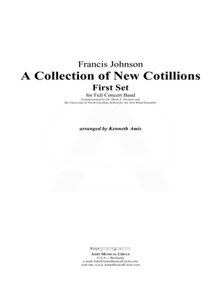 A Collection of New Cotillions First Set - STUDY SCORE ONLY