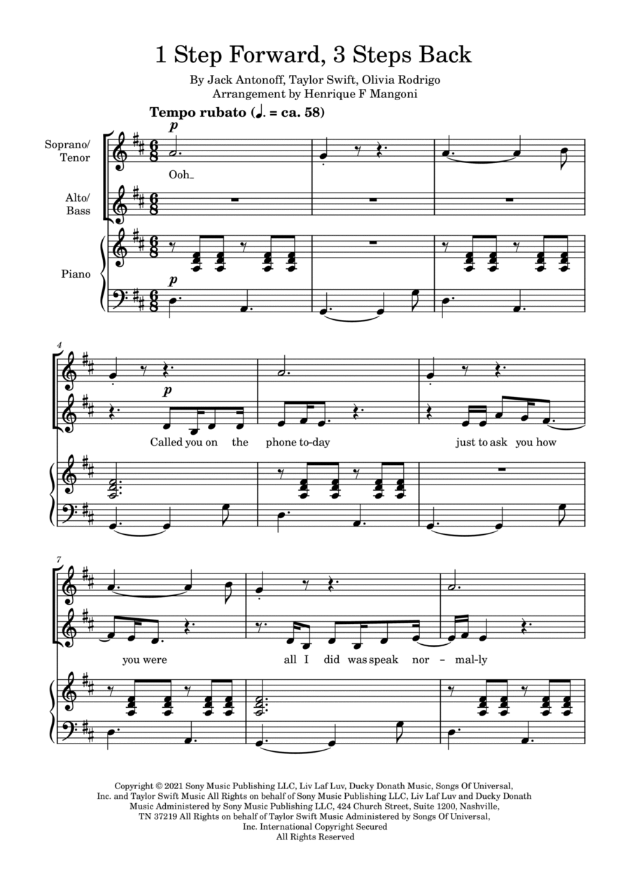 1 Step Forward, 3 Steps Back SA scores gallery preview page 1