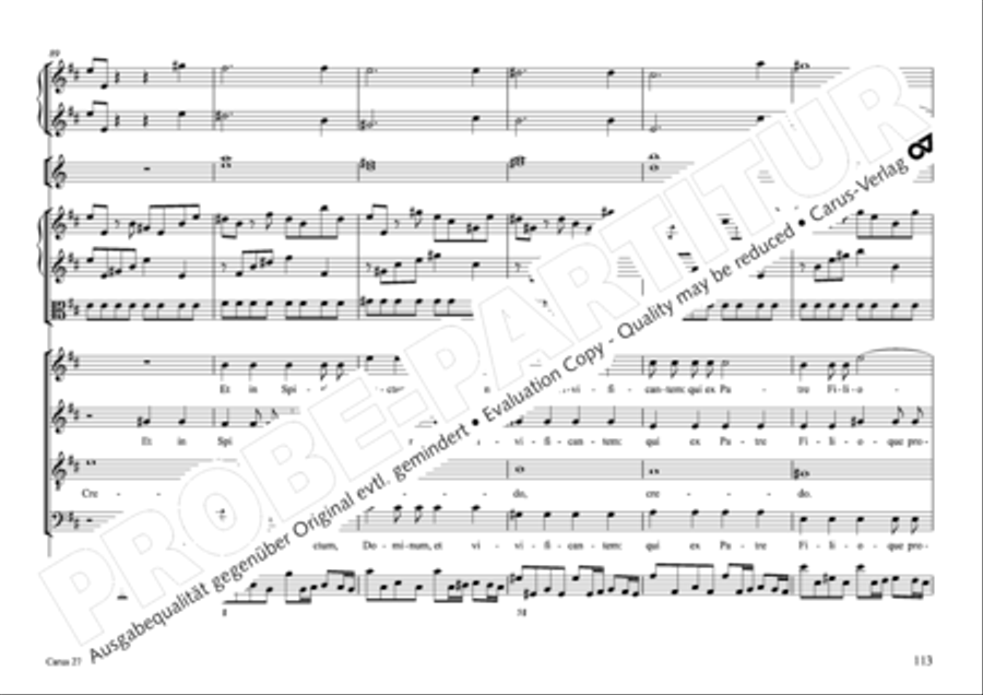 Messa per il Santissimo Natale 4-Part scores gallery preview page 104