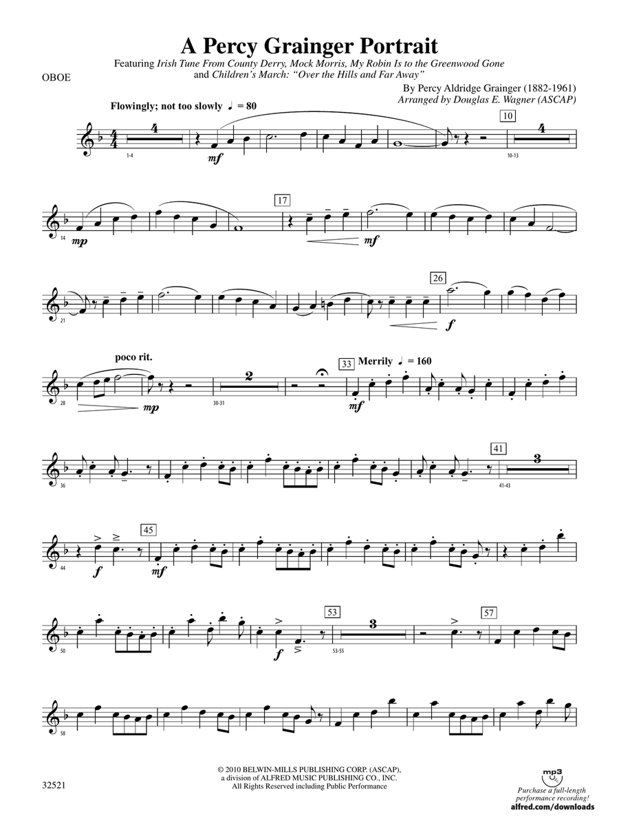 A Percy Grainger Portrait: Oboe