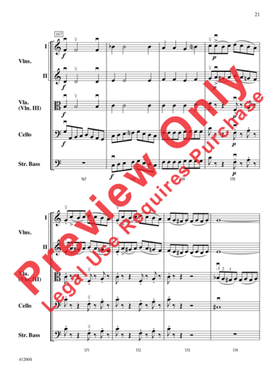 Allegro Molto Allegro Molto String Orchestra scores gallery preview page 22