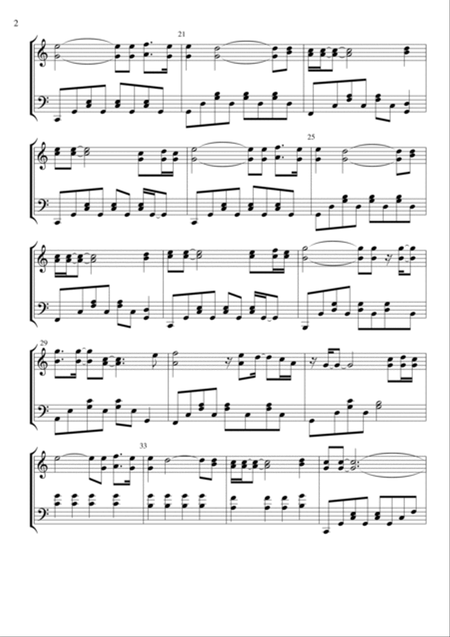The Rose Piano Solo scores gallery preview page 2