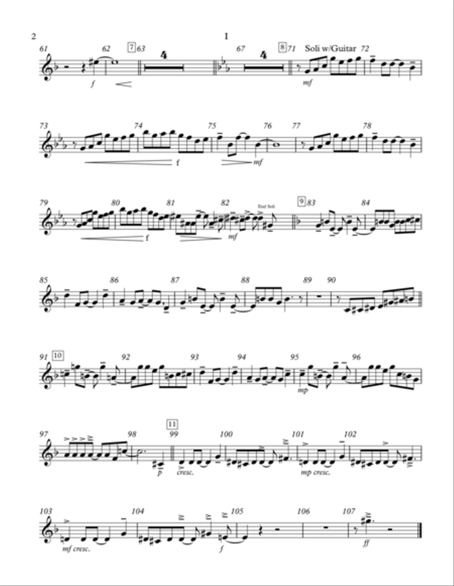Sleepy Creek Samba Parts Sleepy Creek Samba Parts Jazz Ensemble scores gallery preview page 3