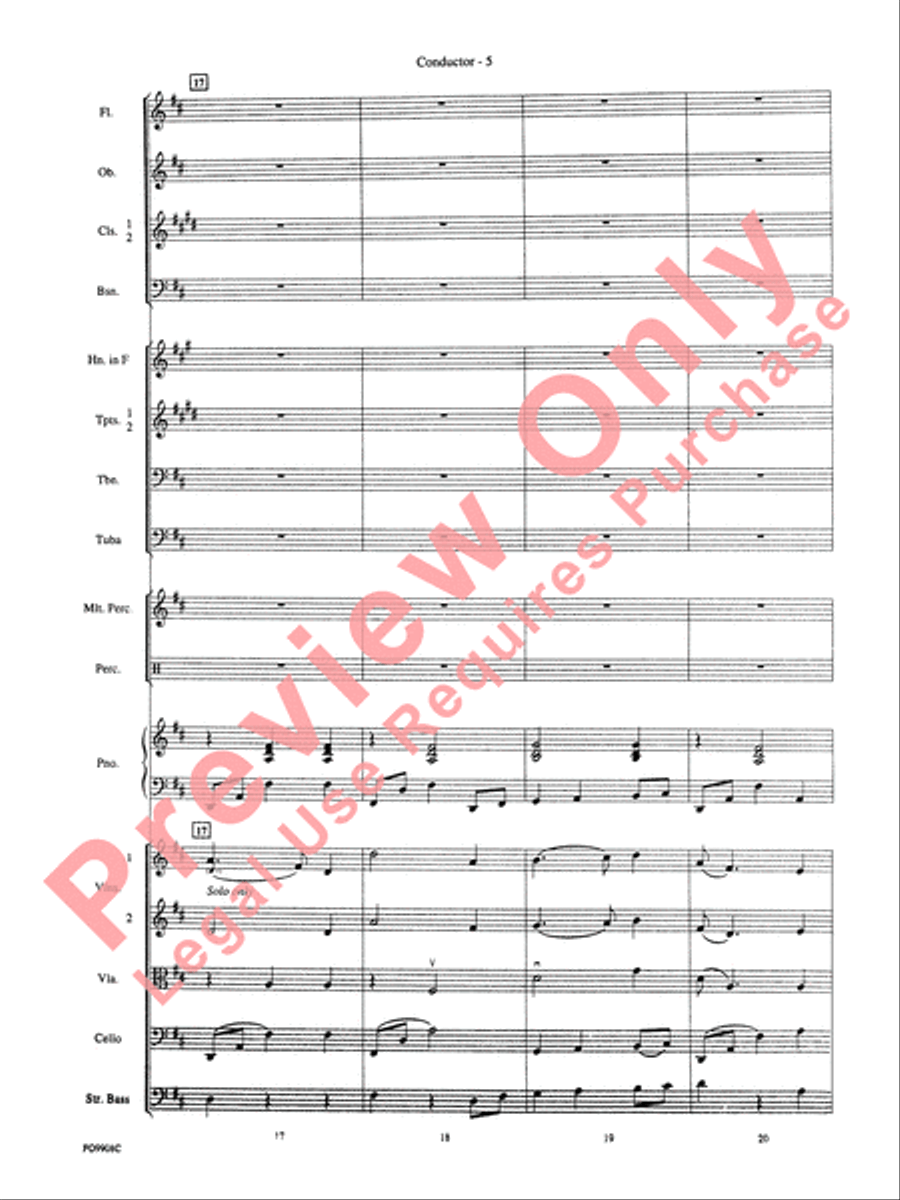 Ashokan Farewell Ashokan Farewell Full Orchestra scores gallery preview page 8