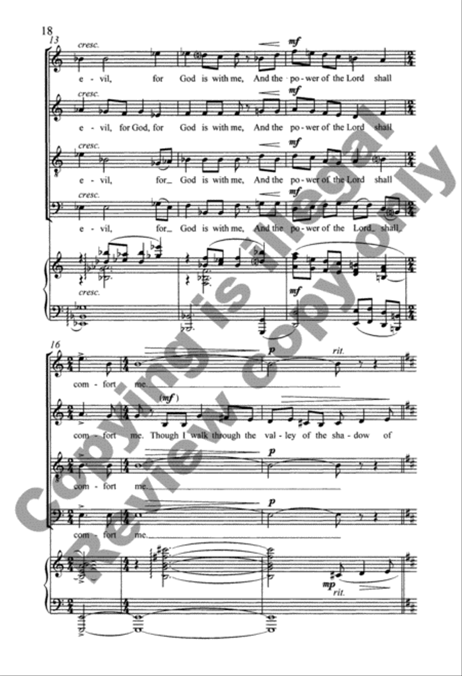 A Song Without Words Organ scores gallery preview page 12