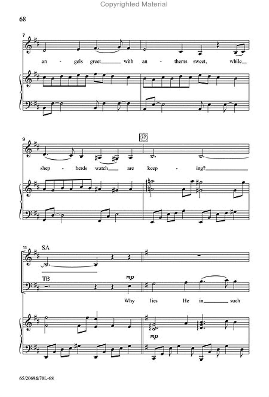 A Noel Celebration 4-Part scores gallery preview page 21