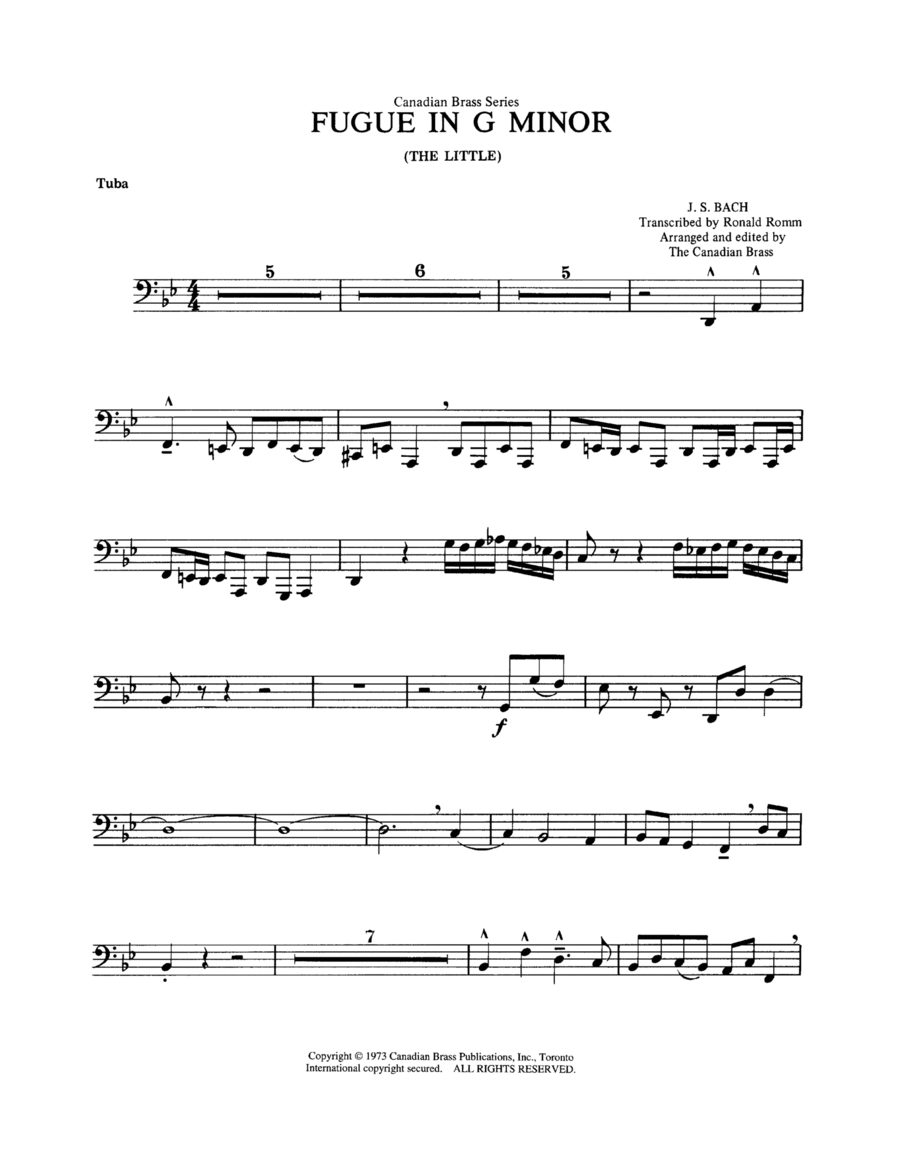 Fugue in G minor