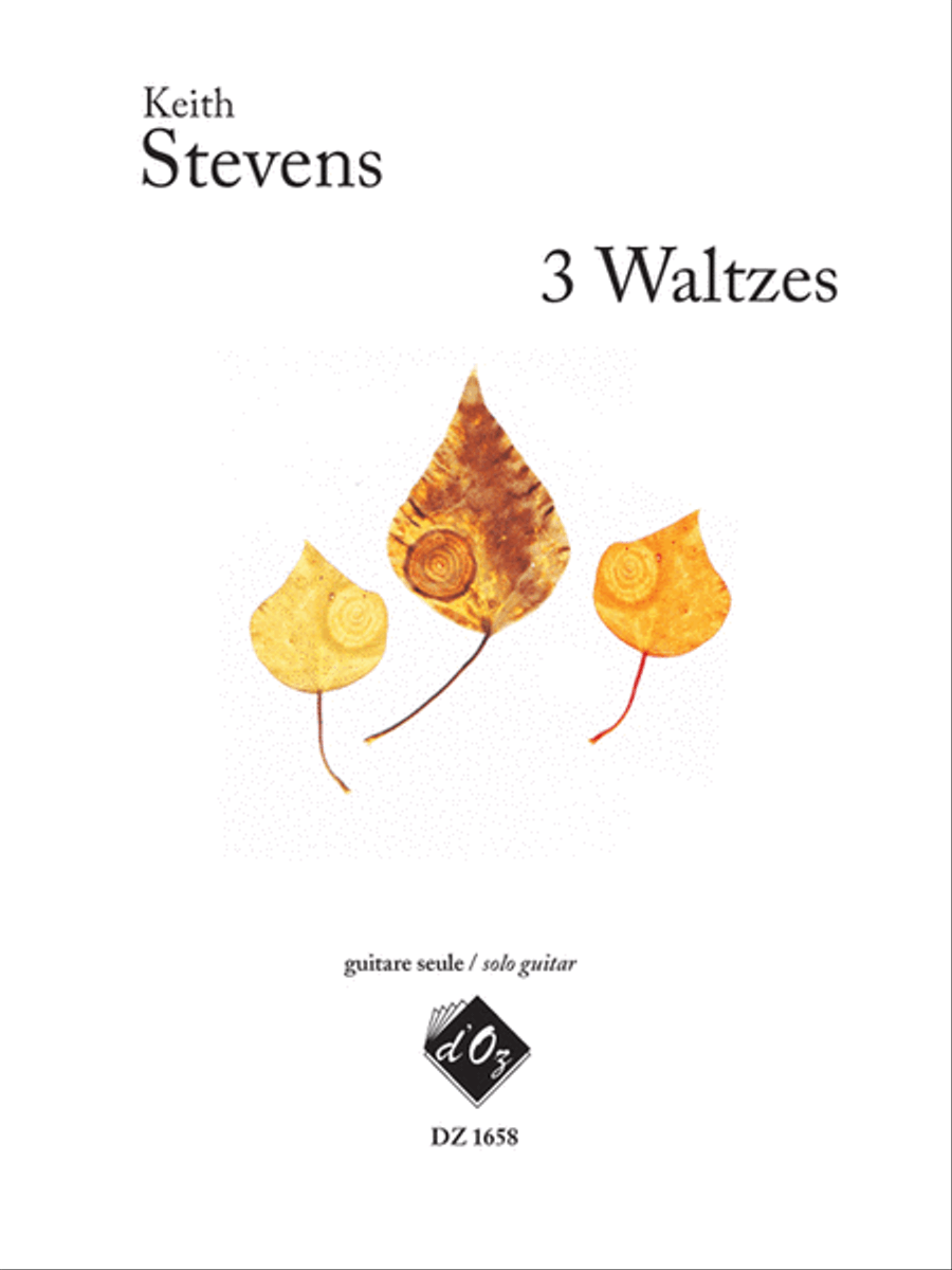3 Waltzes 3 Waltzes Classical Guitar scores gallery preview page 1