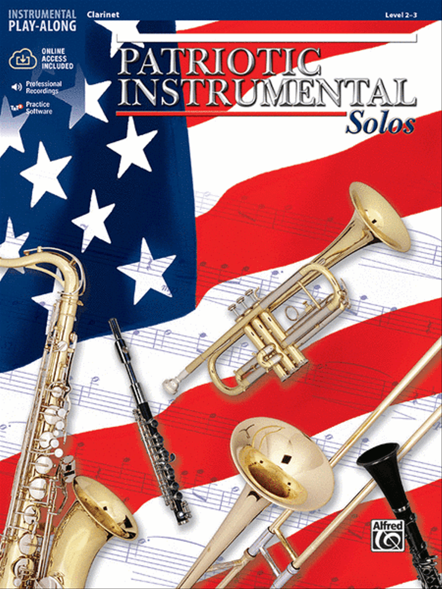 Patriotic Instrumental Solos Clarinet scores gallery preview page 1