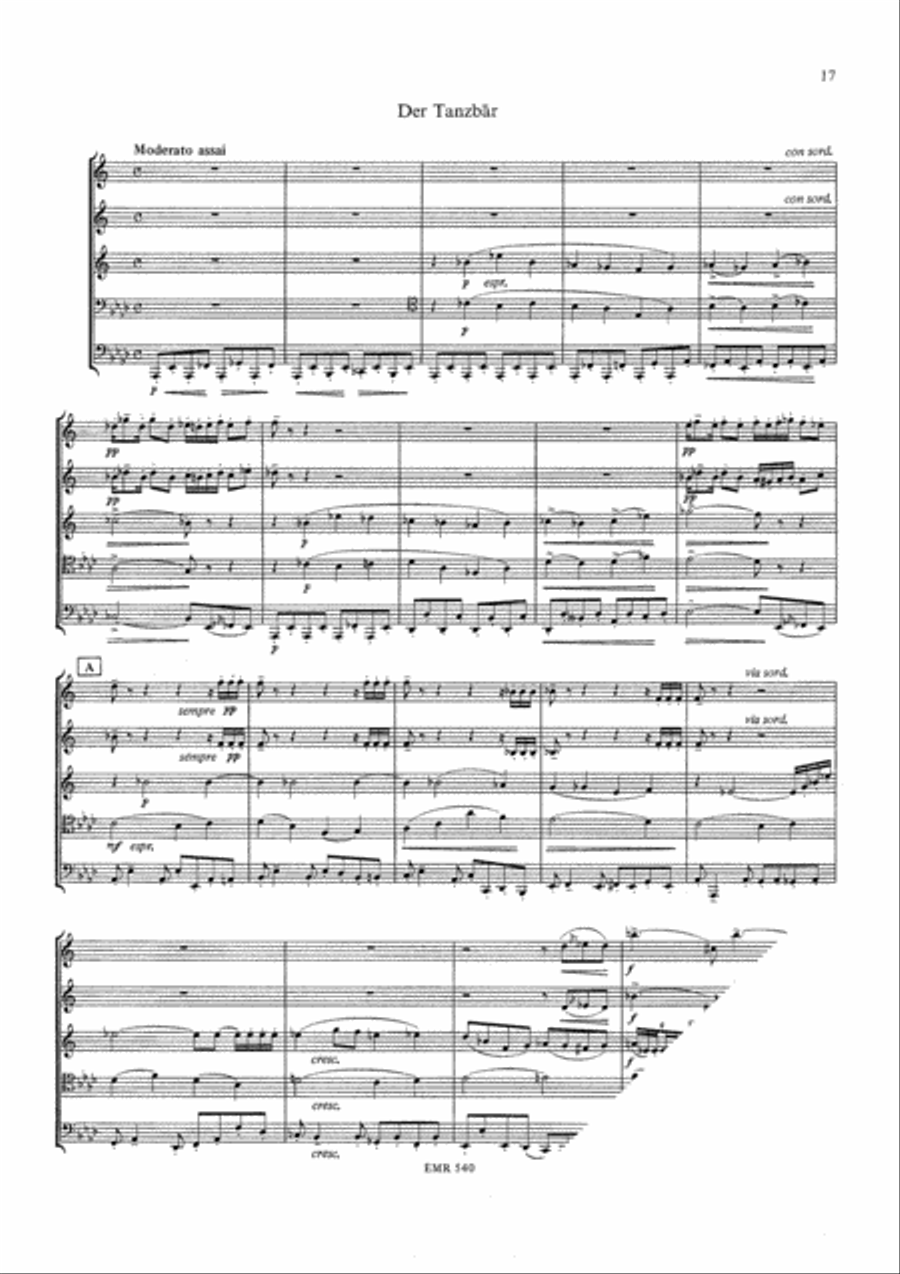 Kinderzirkus Brass Quintet scores gallery preview page 8
