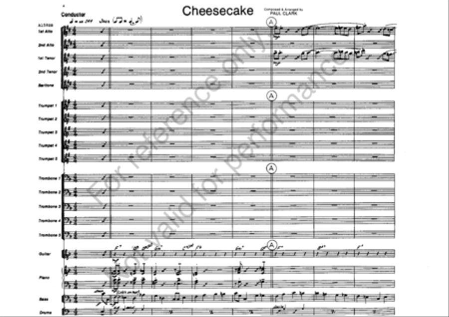 Cheesecake Jazz Ensemble - Sheet Music page 2