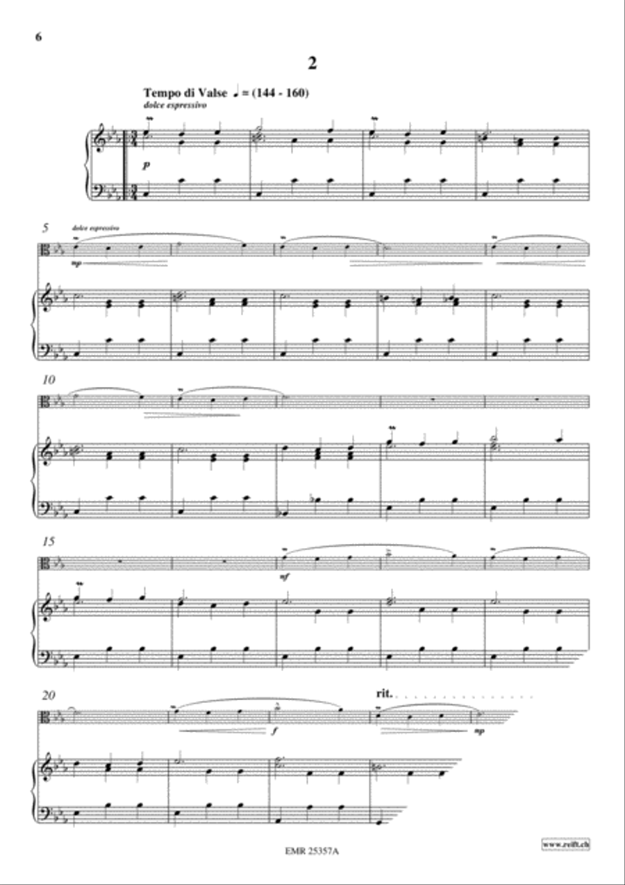 2 Waltzes Organ scores gallery preview page 4