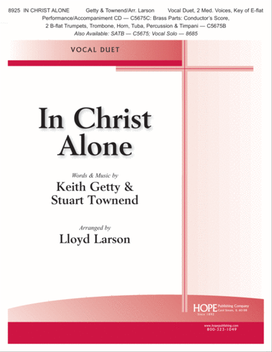 In Christ Alone Vocal Duet scores gallery preview page 1