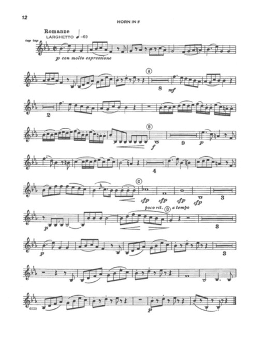 Mozart - Horn Concerto No. 2, KV417; Horn Concerto No. 3, KV447 Horn Solo scores gallery preview page 4