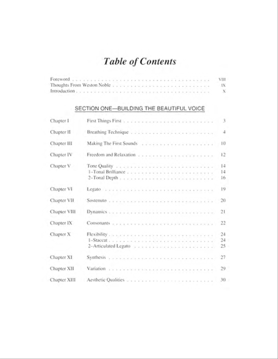 Building Beautiful Voices - Director's Edition Voice scores gallery preview page 2