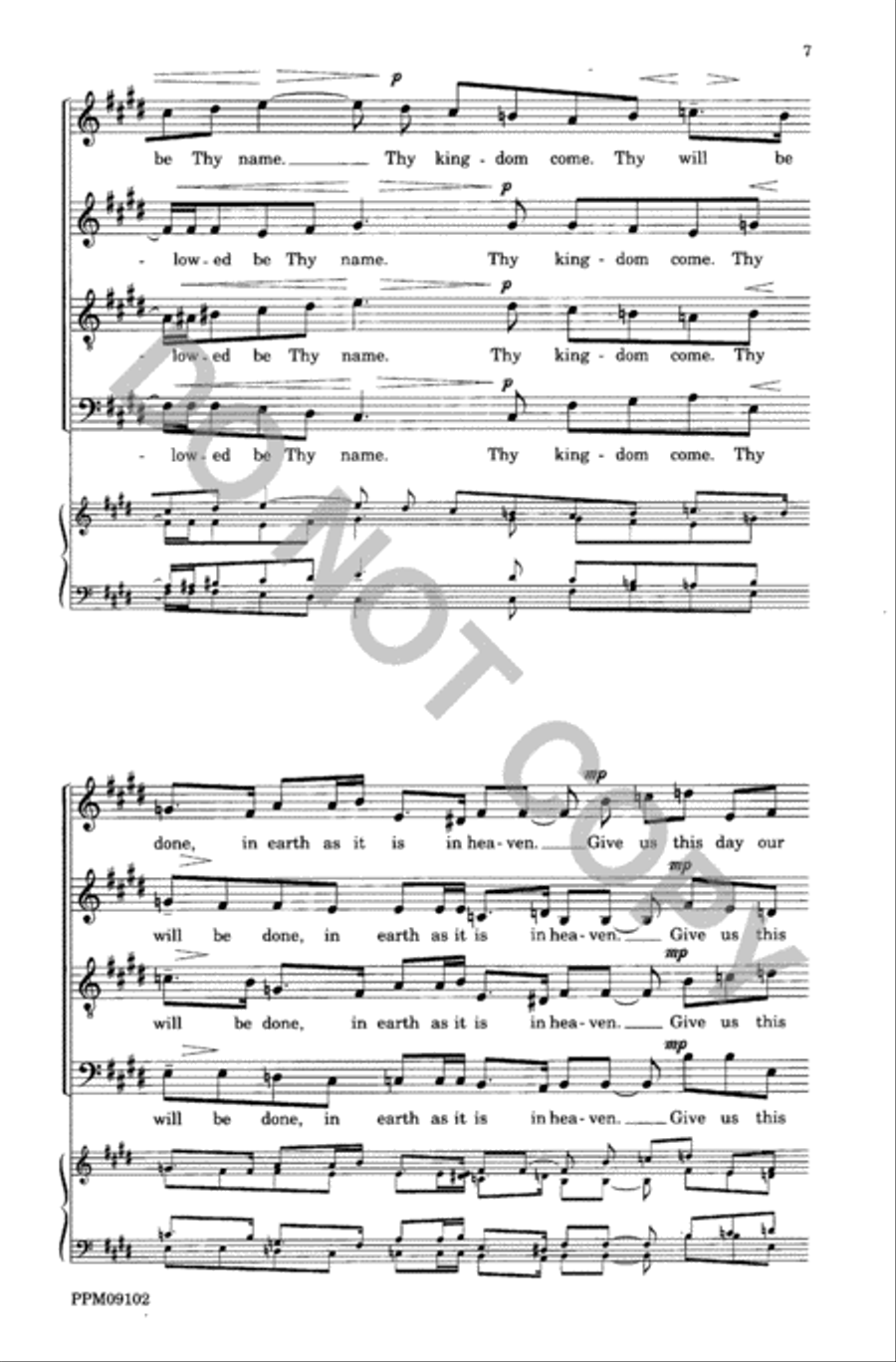 Responses and Prayers 4-Part scores gallery preview page 8