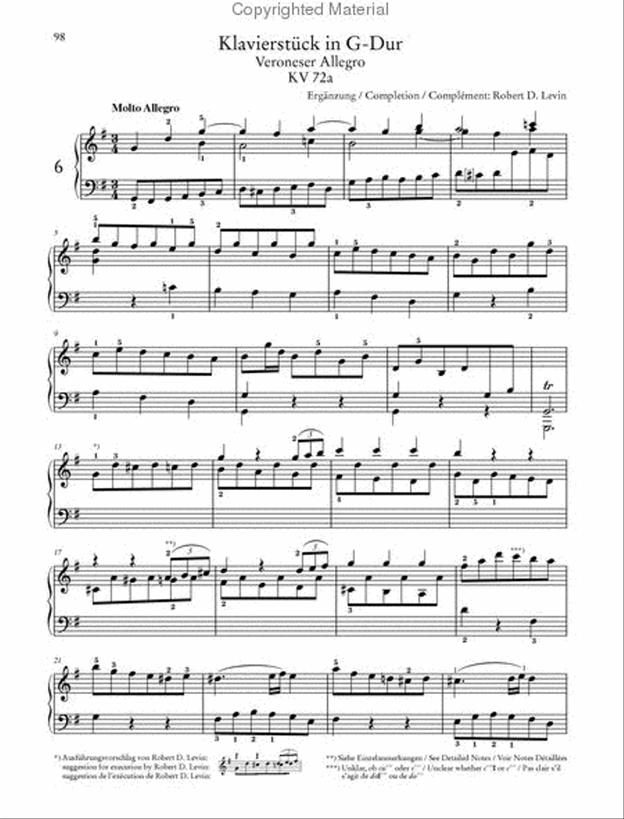 Piano Pieces - Volume 1