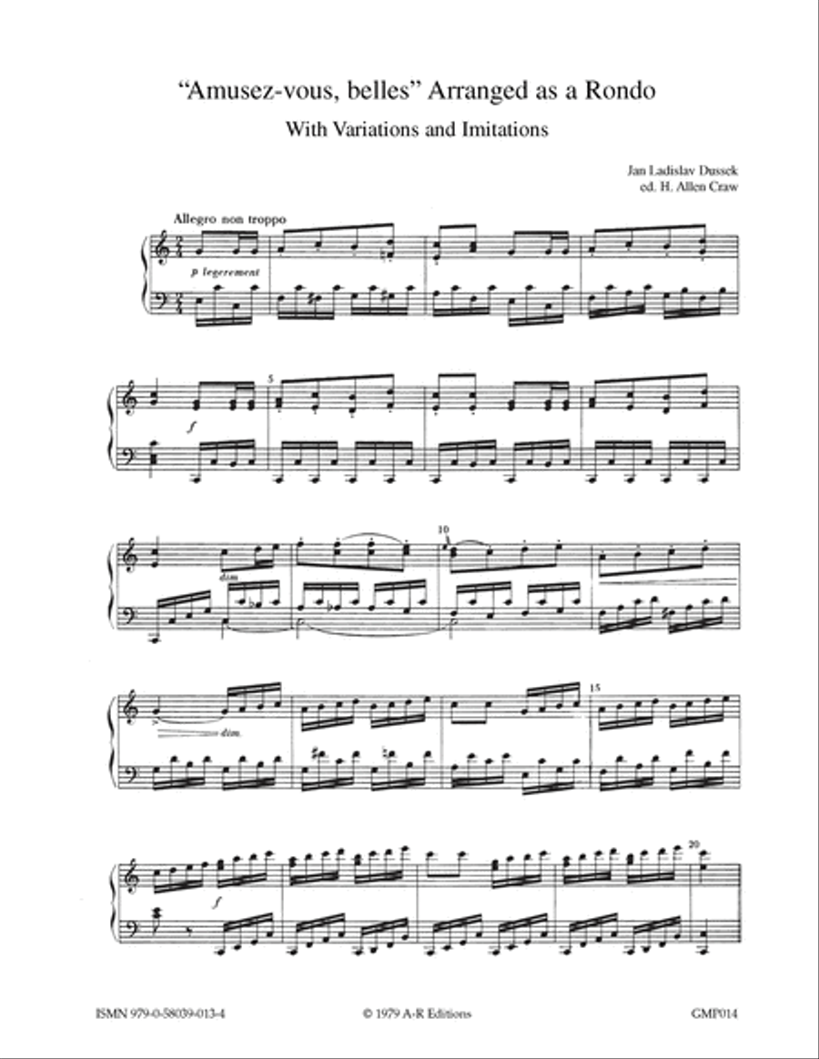19th-Century Variations for Piano Piano Solo scores gallery preview page 3
